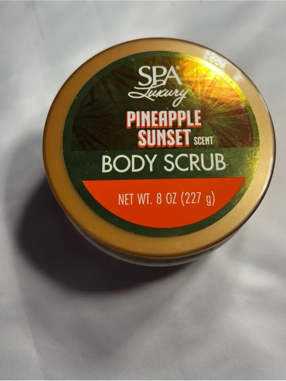 New 4 Pineapple Sunset Body Care Set - Orange